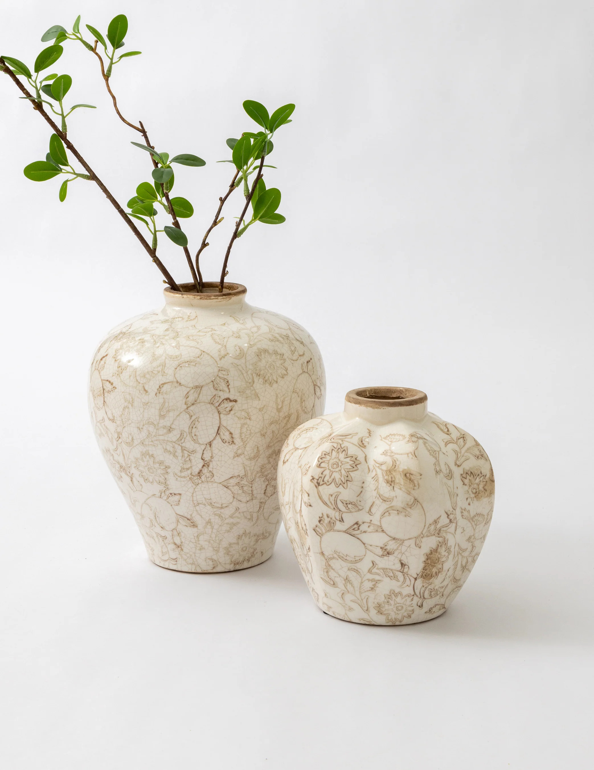 Floral Heirloom Inspired Vase | Eco Chic Home