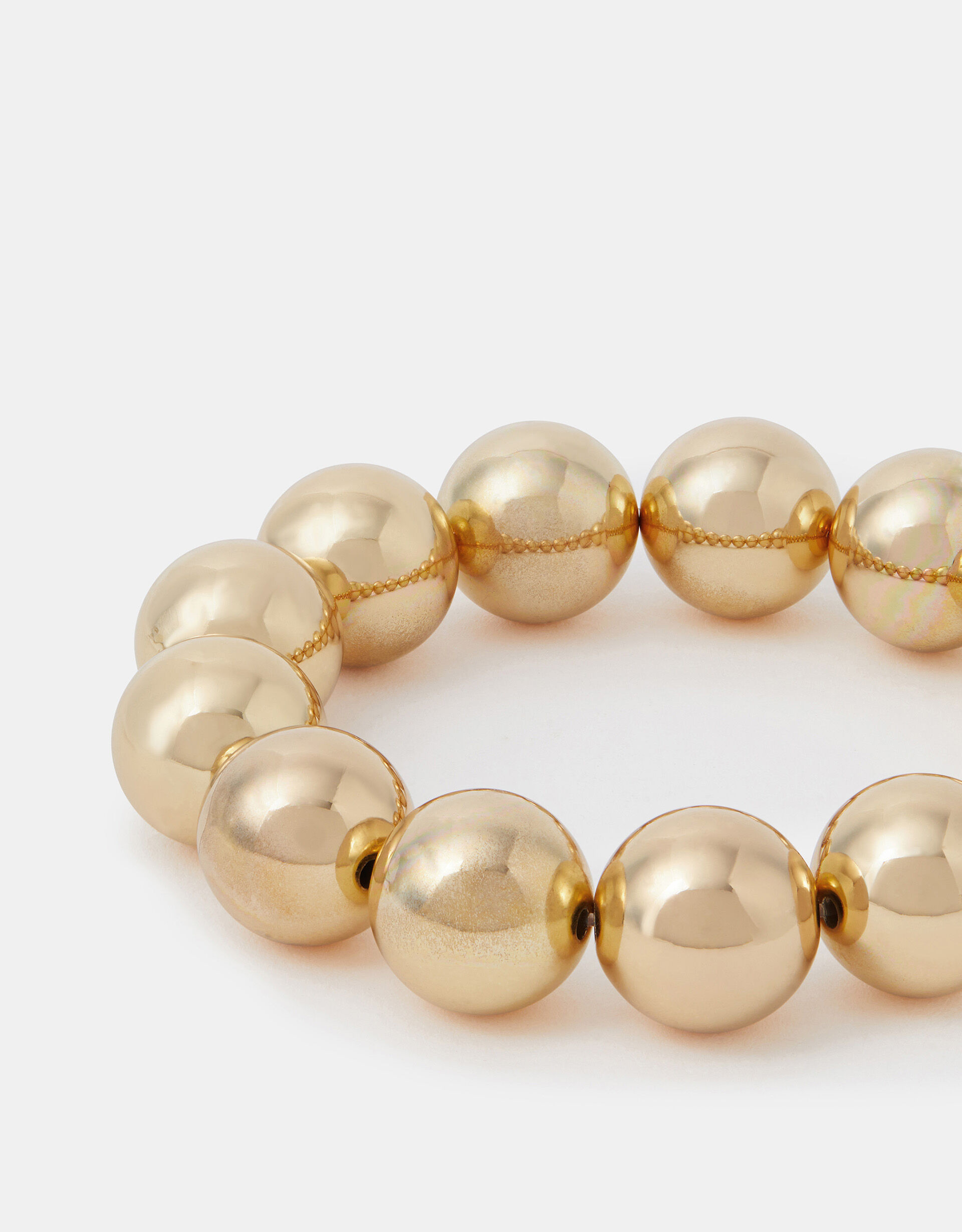 Chunky Bead Bracelet Gold | Accessorize (Global)
