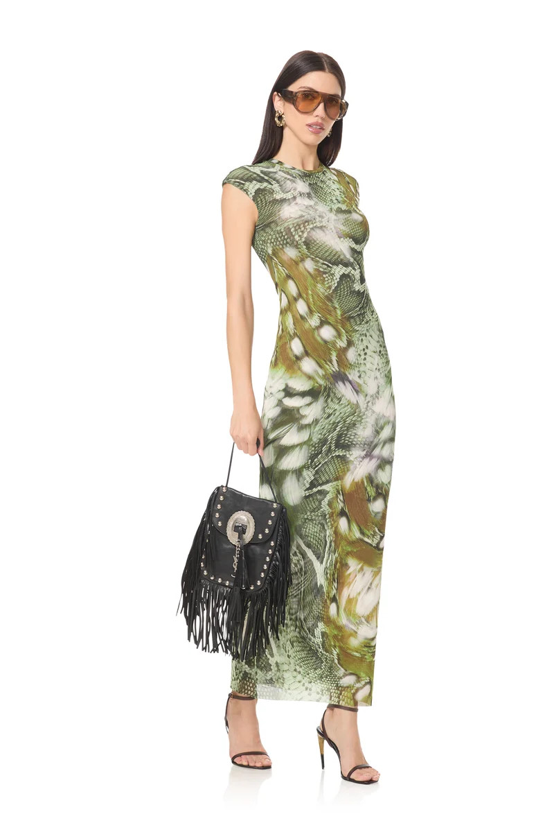 Mylo Dress - Vintage Snake Swirl | ShopAFRM