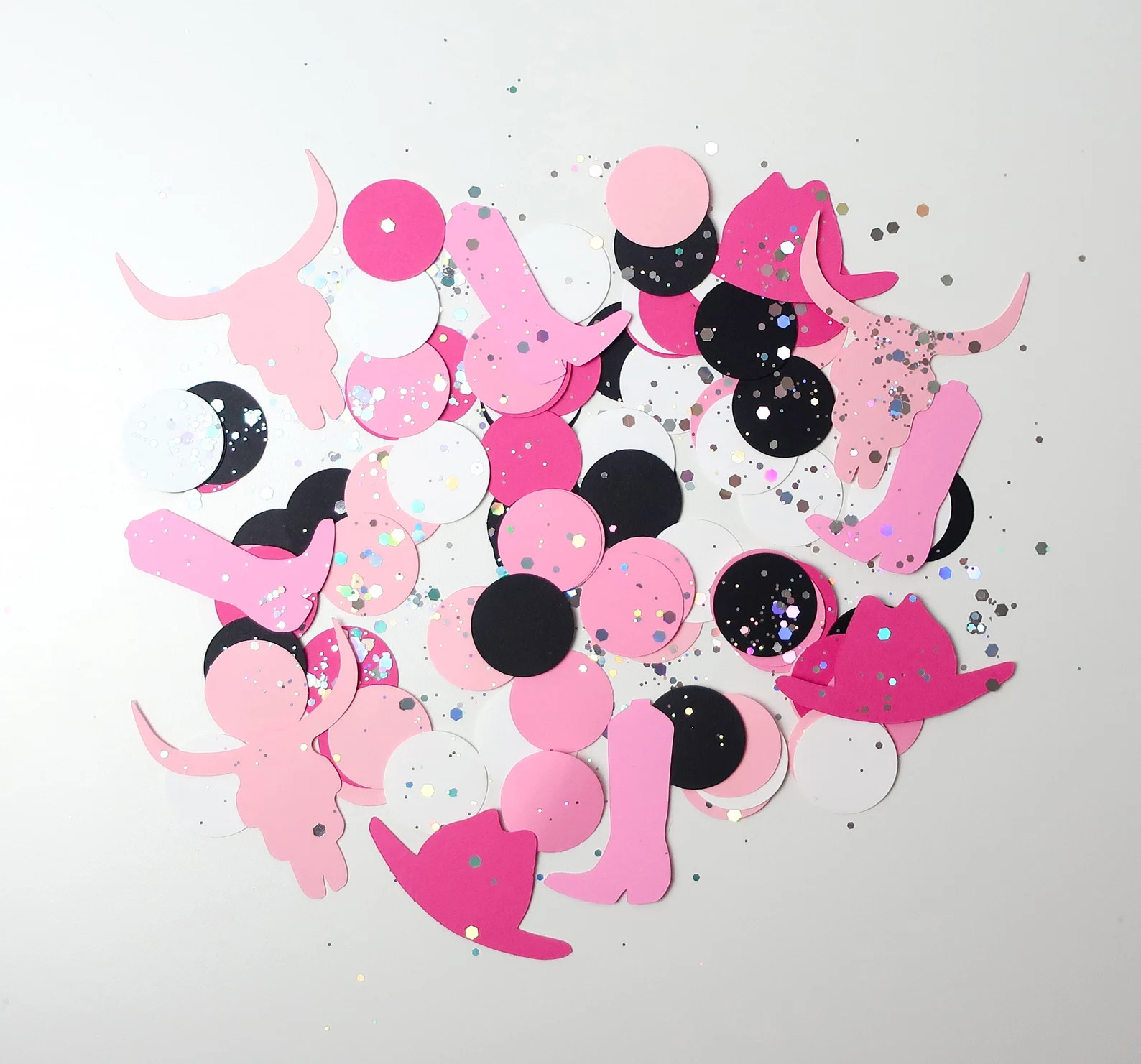 Disco Cowgirl Confetti Rodeo Lets Go Girls Birthday Last Rodeo Nashville Western Bachelorette Bab... | Etsy (US)