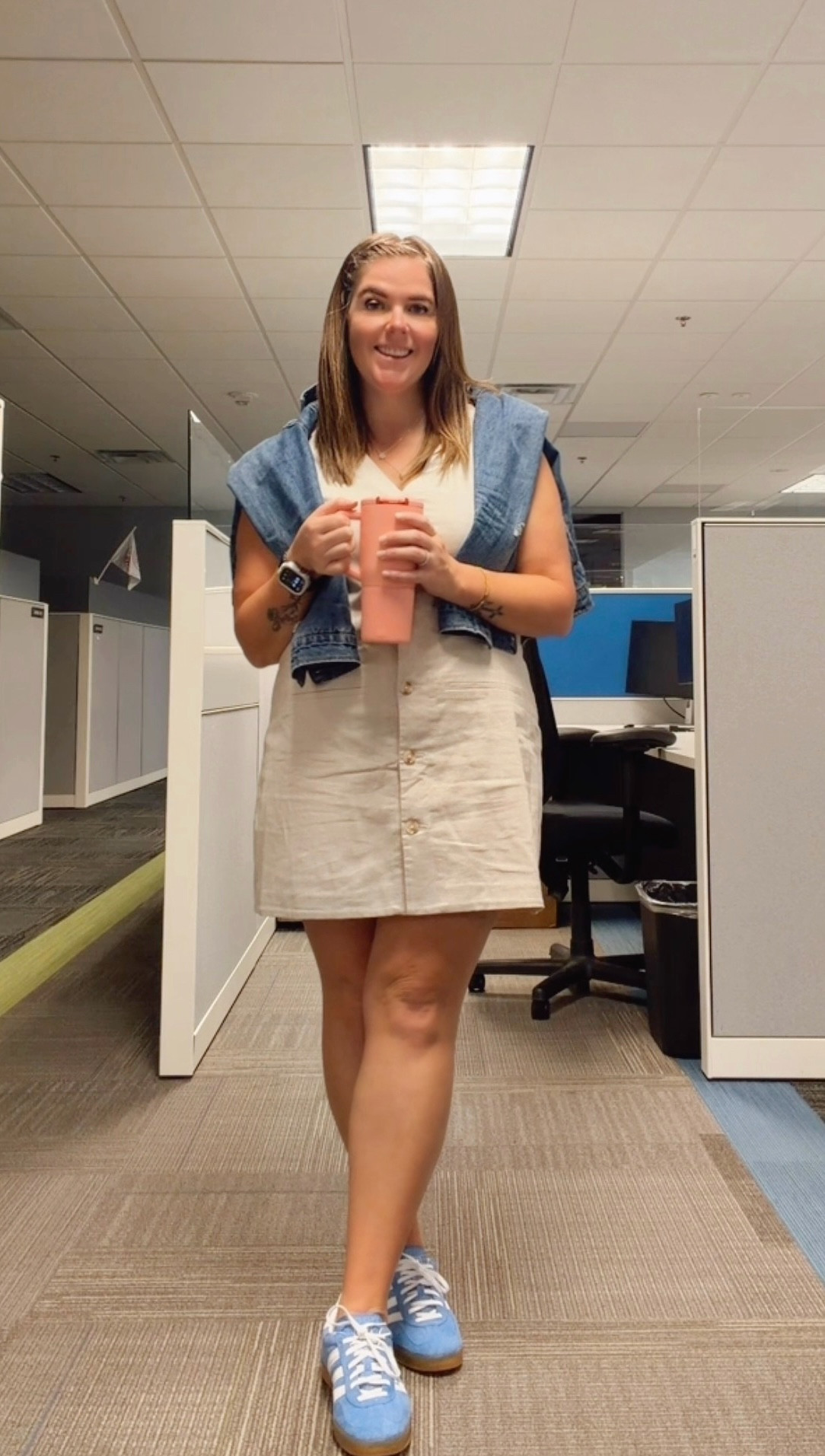 It’s going to be close to 90 degrees in FL today, so we are all about cute and comfy! This dress is from Abercrombie and there are several colors available! The sneakers are new and I’m slightly obsessed with this shade of blue! 

#LTKootd #LTKSpringSale #LTKSaleAlert