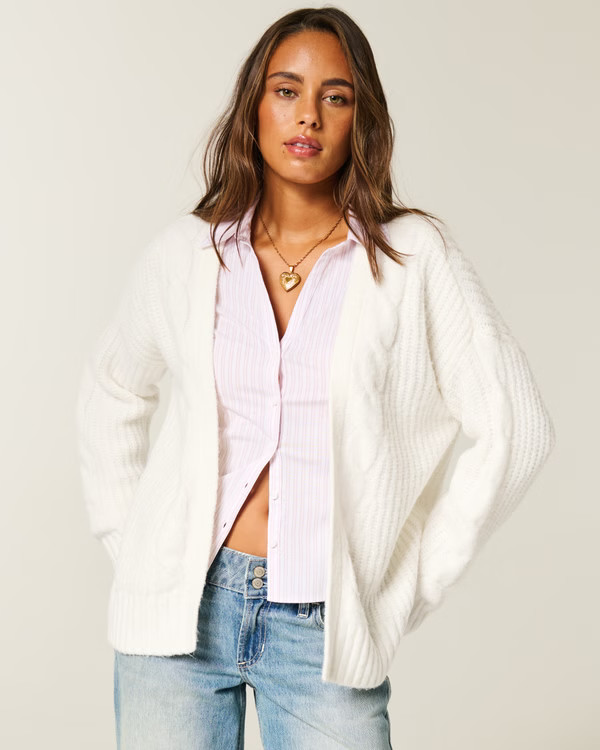 Hollister Comfy Cloud Easy No-Close Cardigan | Hollister (US)
