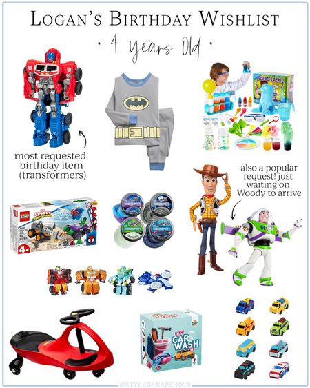 4 years old birthday wish list 🥳

Kids birthday, kids toys, gifts 

#LTKkids #LTKunder50 #LTKunder100