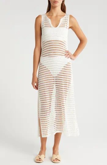 Open Stitch Cover-Up Dress | Nordstrom