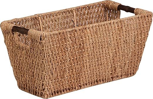 Honey-Can-Do Seagrass Basket w/Handles - Lg STO-02966 Natural | Amazon (US)