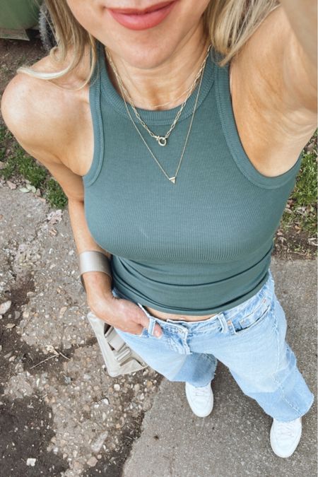 Tank size XS
Current favorite jeans

#LTKSeasonal #LTKfindsunder50 #LTKfindsunder100