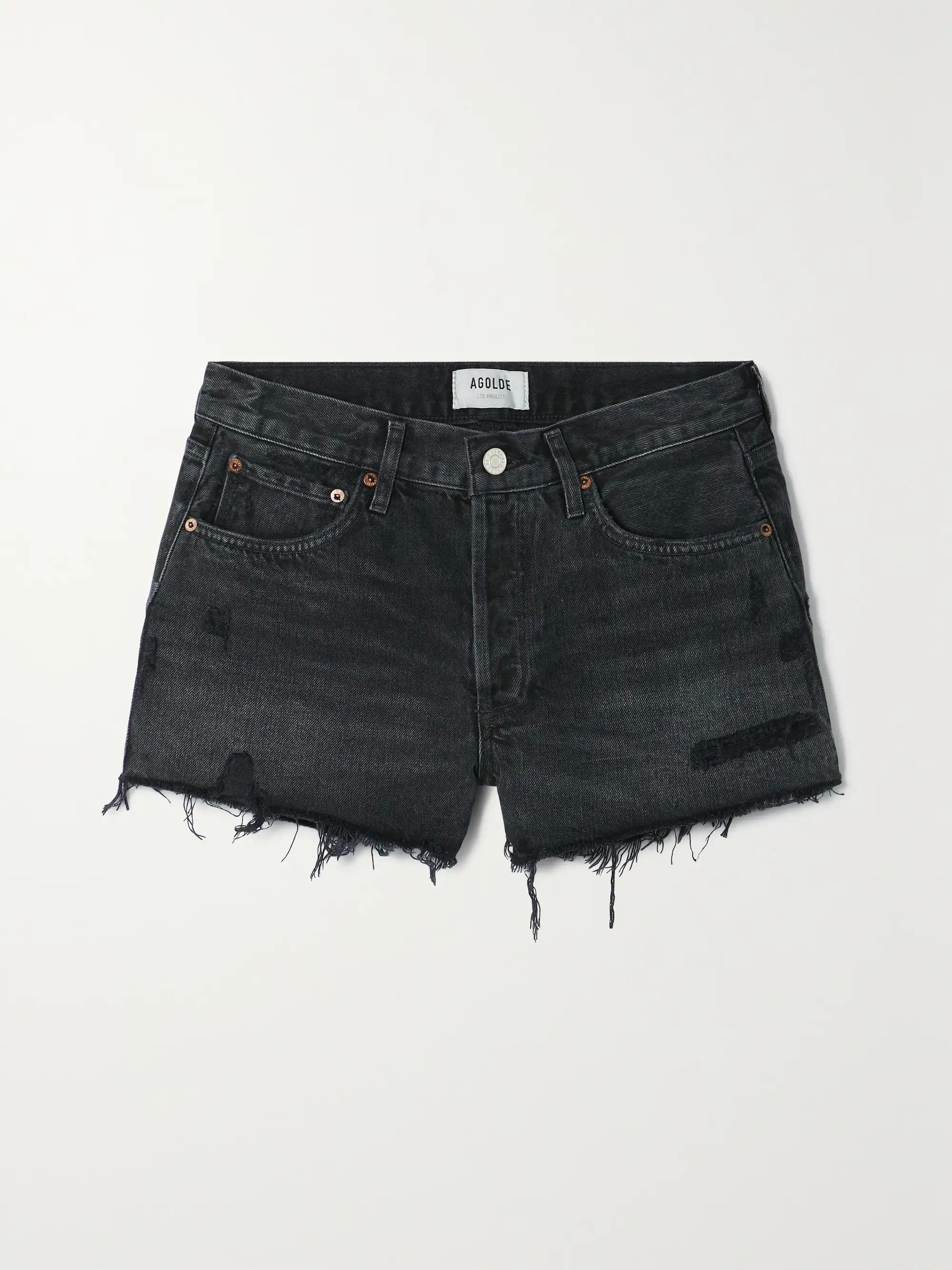Parker distressed denim shorts | NET-A-PORTER (US)