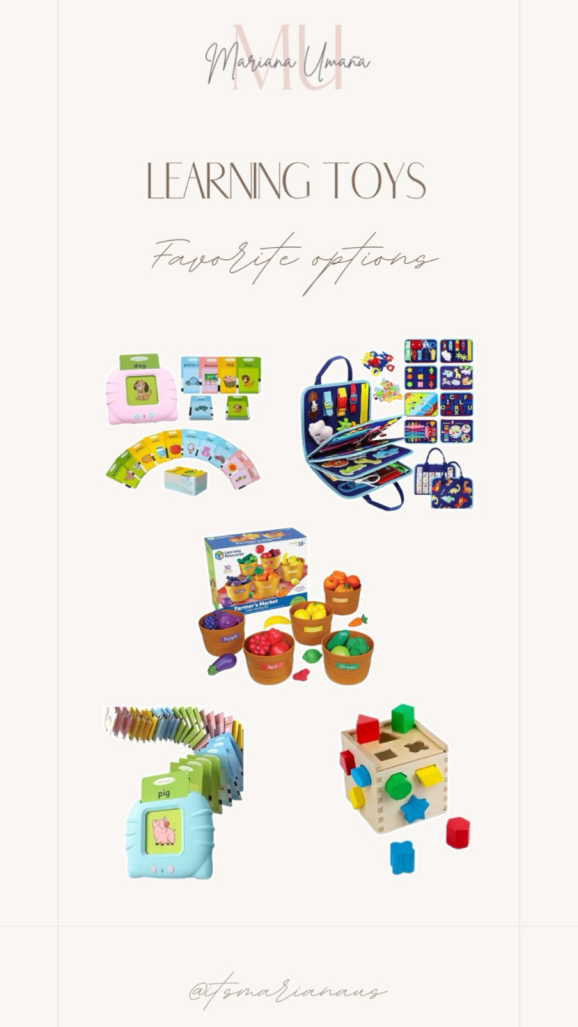 My daughter’s favorite learning toys from Amazon ✨🌸 

#LTKKids #LTKSaleAlert #LTKFindsUnder100