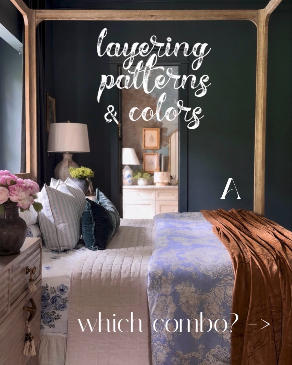 Layering patterns and colors 🩷 which combo do you like best?

#LTKHome #LTKOver40 #LTKdayinmylife