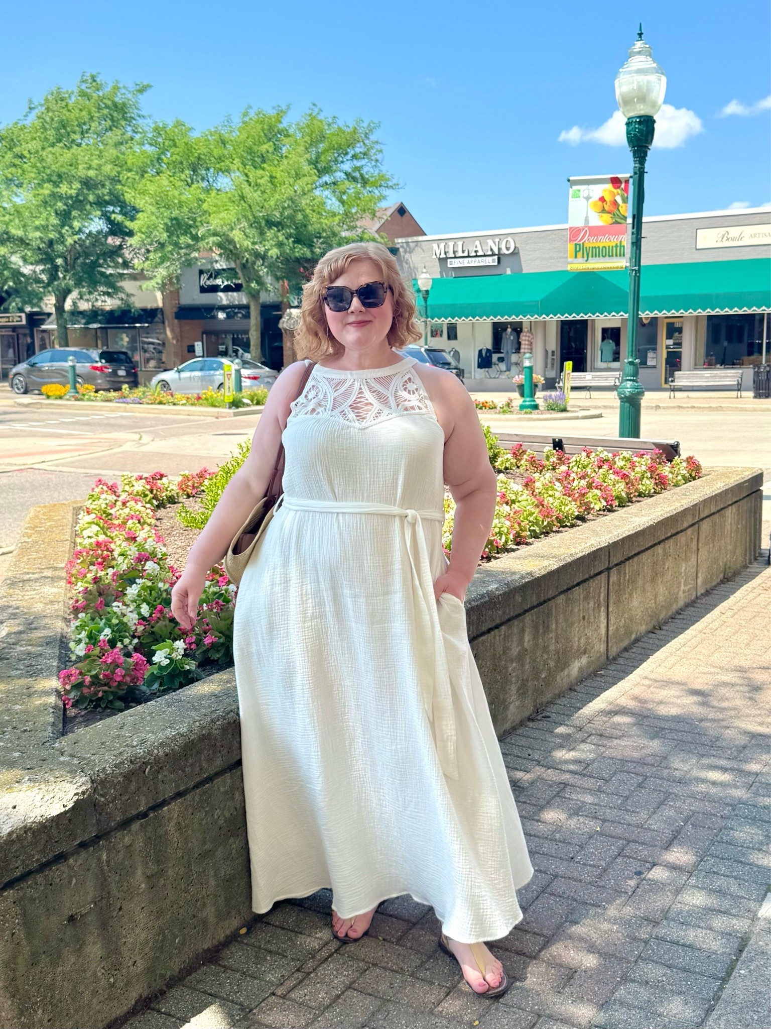 BloomChic Dress size 1X 🤍

#LTKootd #LTKMidsize #LTKPlusSize