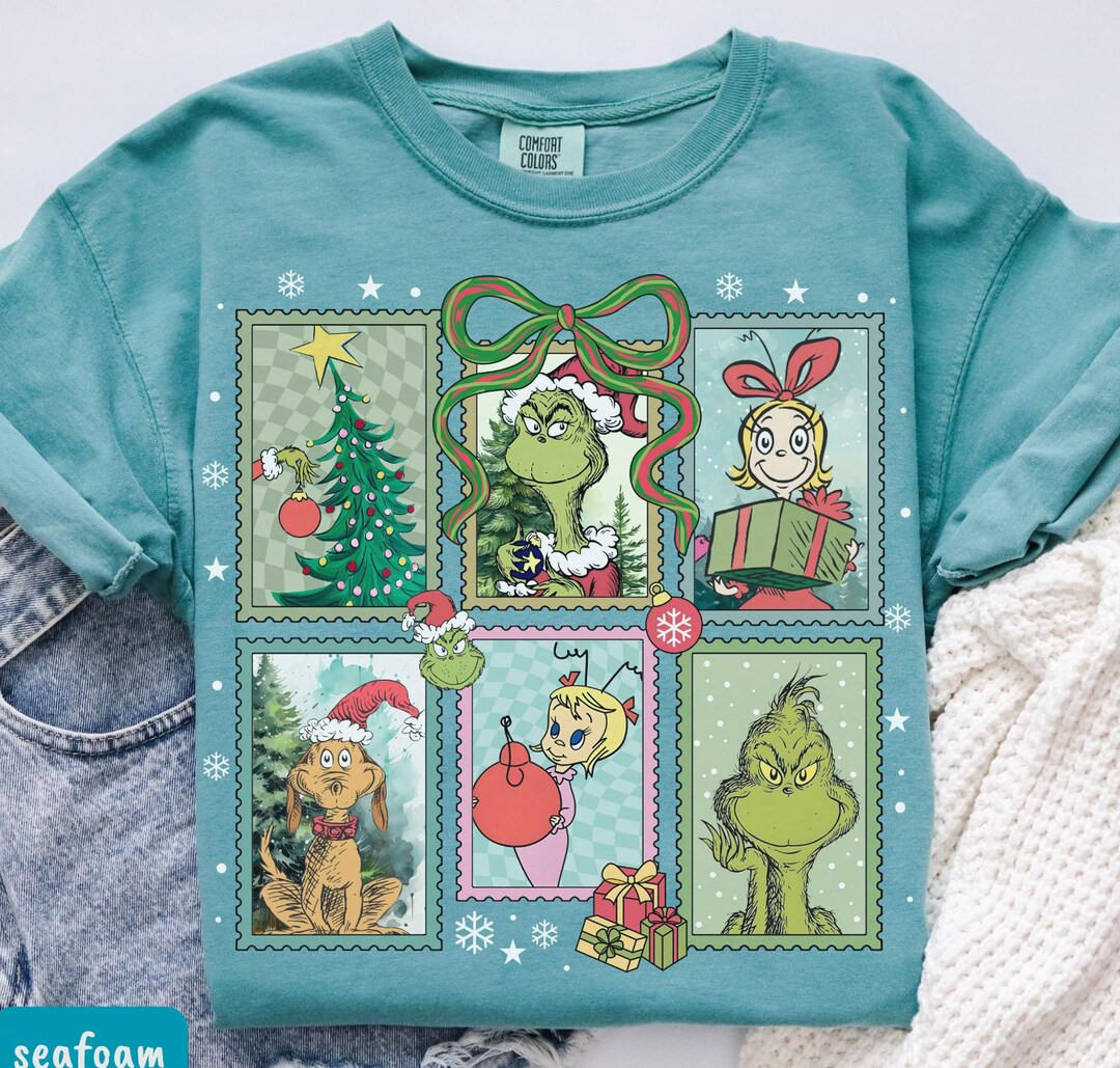 Christmas Checkered Grinch Shirt Comfort Colors® Grinch Shirt Grinchmas Shirt Christmas Funny Gr... | Etsy (US)