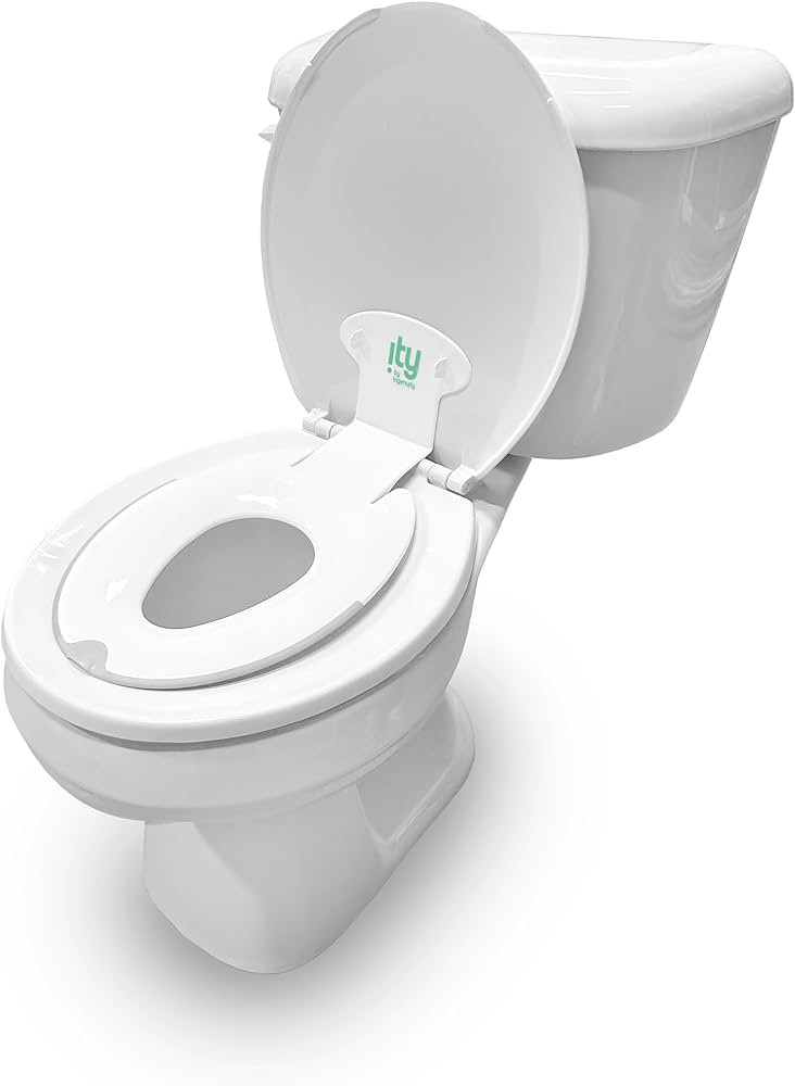 Ingenuity: ity by Ingenuity Flip & Sit Potty Seat (White) – Easy to Set Up & Remove Potty Training Seat That Attaches to Adult Toilet Seat | Amazon (US)