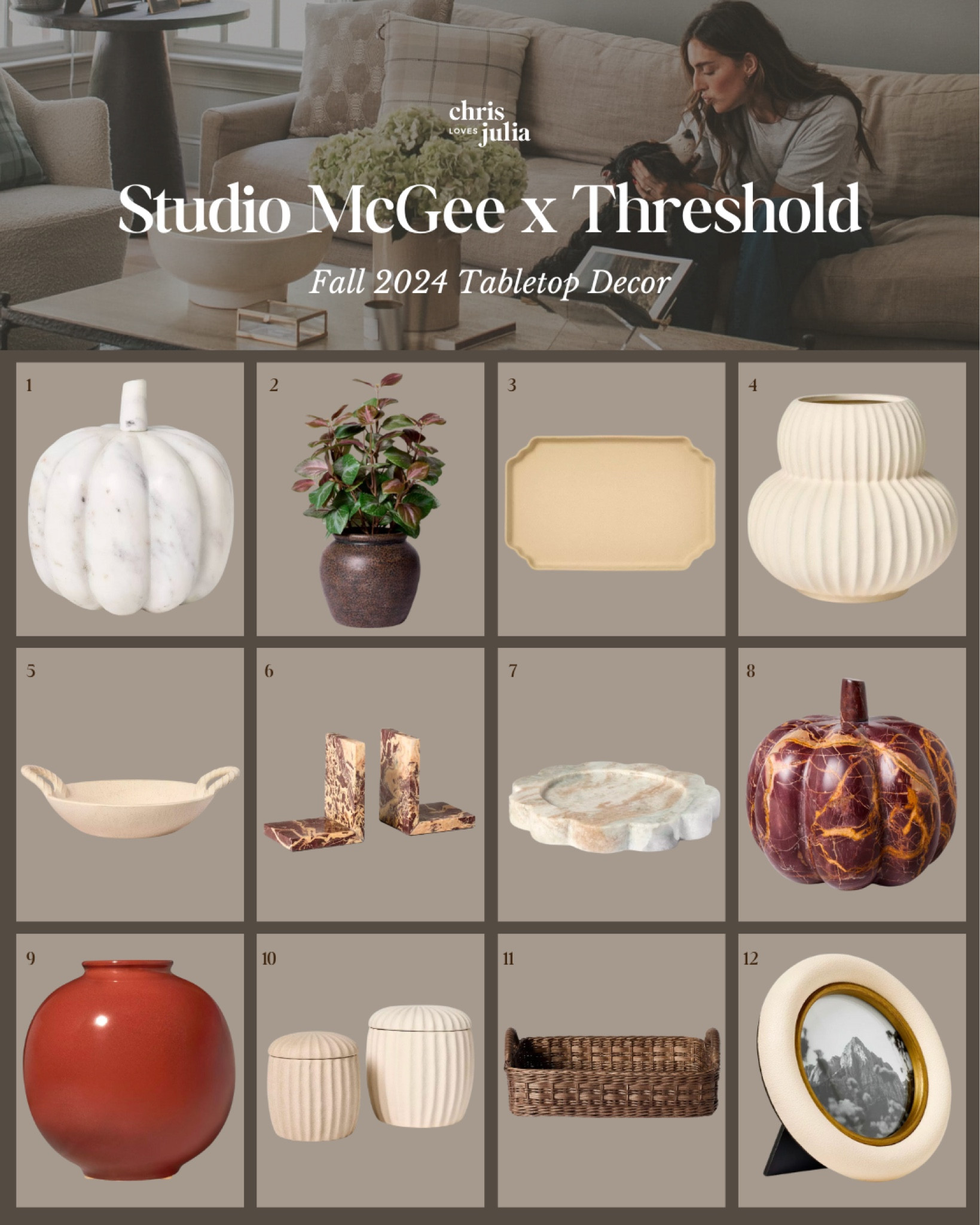 I know we’re not ready to think about fall quite yet 🫣 but the new Threshold x Studio McGee Fall 2024 collection launched on Target.com today and we know it’s gonna sell out QUICK. I’m adding all this tabletop decor to cart as we speak!! 

@Target #TargetPartner #Target @TargetStyle

#LTKHome #LTKStyleTip #LTKSaleAlert