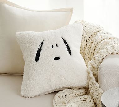 Peanuts™ Snoopy™ Cozy Pillow Cover | Pottery Barn (US)