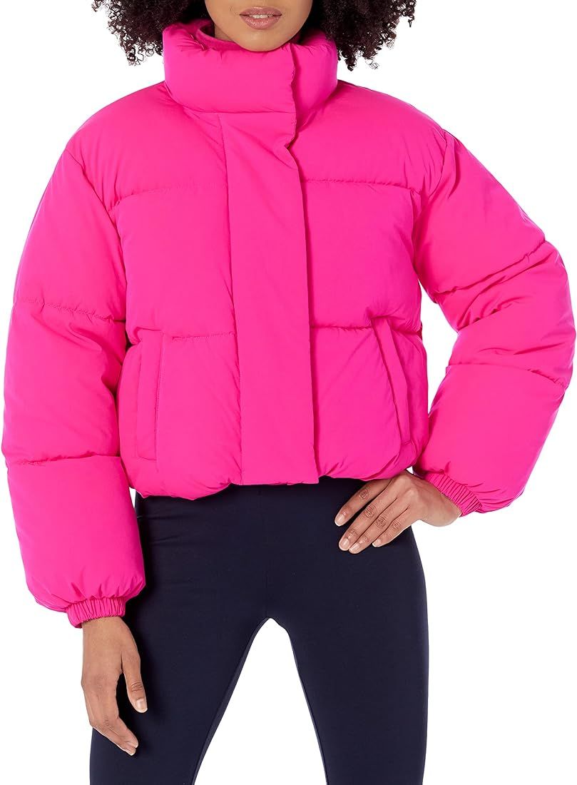 Amazon Essentials Women's Crop Puffer Jacket (Available in Plus Size) | Amazon (US)