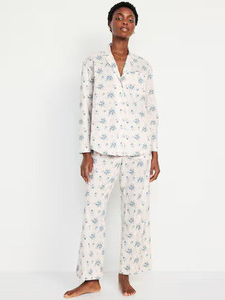 Poplin Pajama Pant Set | Old Navy (US)