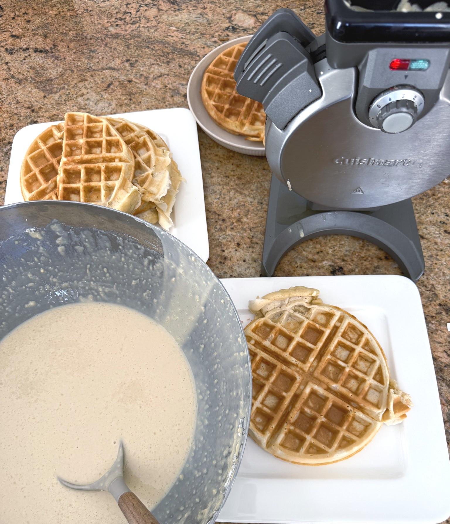 Snow day!  Hubby and the kids went outside to shovel and play in the snow so a late breakfast of homemade waffles was in order.  Love this standup waffle maker!  

#LTKHome #LTKmomlife #LTKdayinmylife