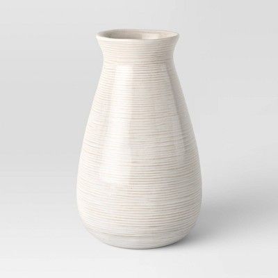 Large Artisan Glased Vase- Threshold  | Target