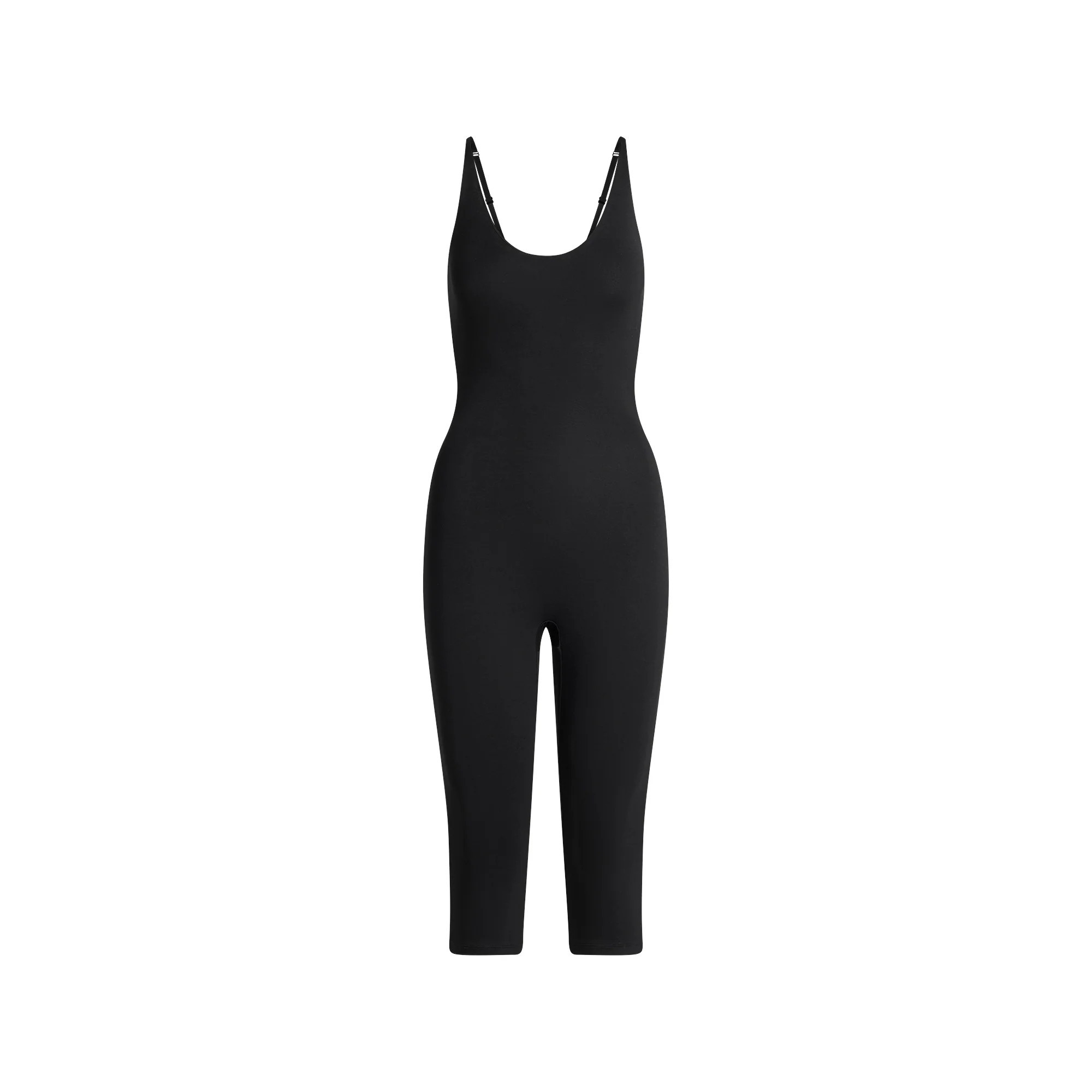 SKIMS Capri Catsuit (Bodysuit) | Black | Medium | Smooth Layers | SKIMS (US)