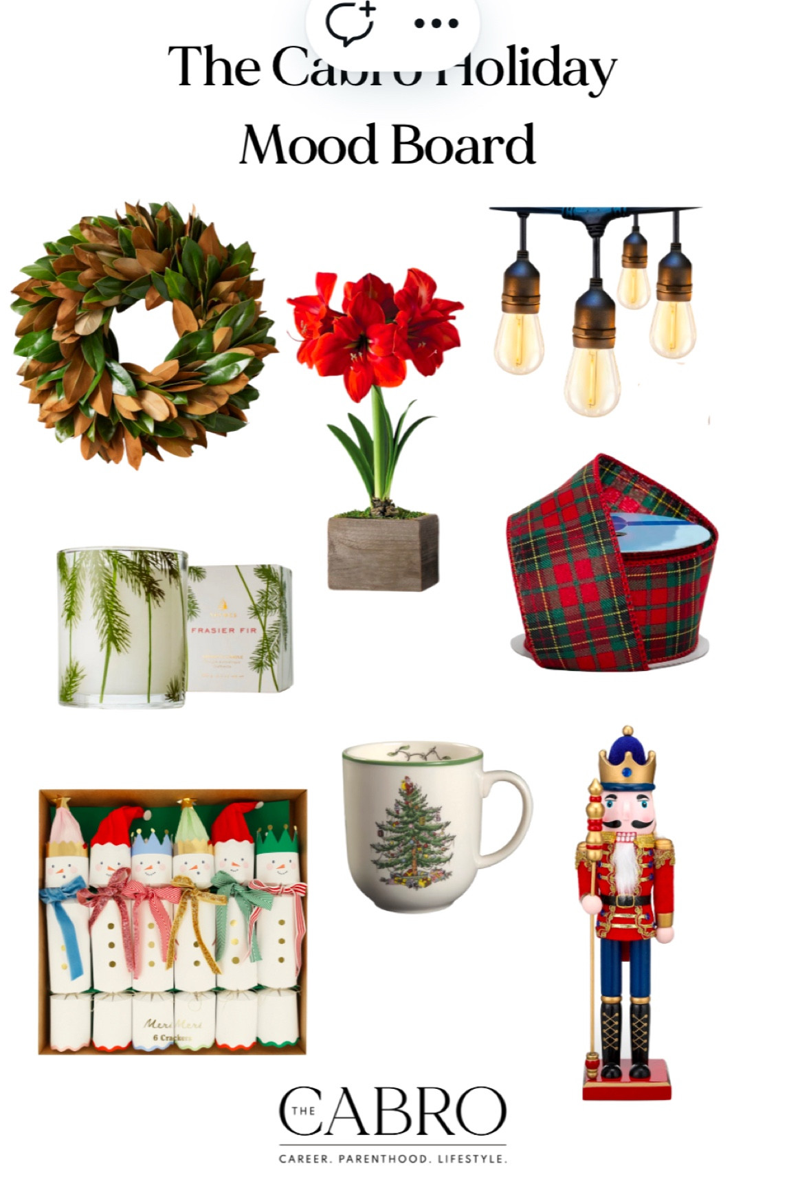 The Cabro Holiday Mood Board - some of the things I’m looking forward to using this year!

#LTKSeasonal #LTKHoliday #LTKGiftGuide
