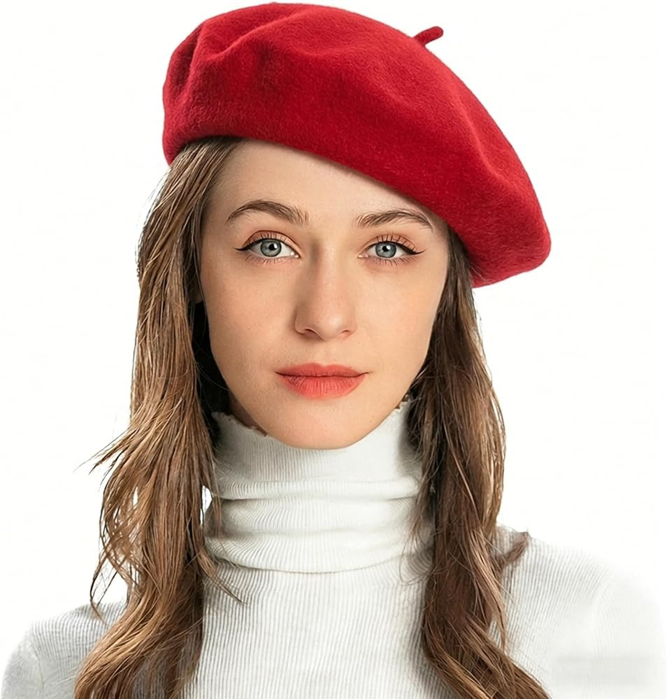 ZLYC Women's Classic Wool French Artist Beret | Amazon (UK)
