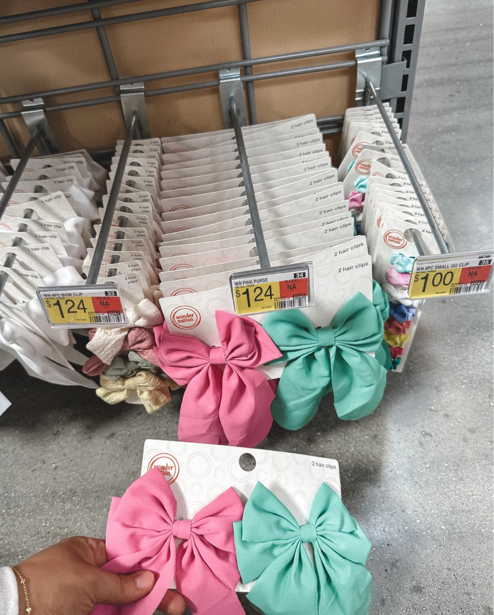 walmart toddler baby girl bow hair clips 

#LTKSeasonal #LTKkids #LTKSpringSale