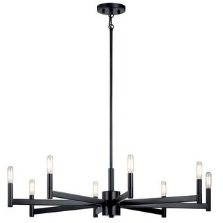 Kichler Lighting Erzo 8-Light Chandelier Black | Bed Bath & Beyond