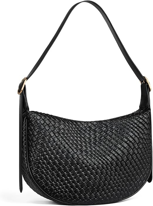 BOSTANTEN Purses for Women Crescent Crossbody Bag Vegan Leather Shoulder Hobo Handbag Adjustable ... | Amazon (US)
