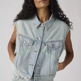 Shrunken '90s Trucker Vest | Levi's US