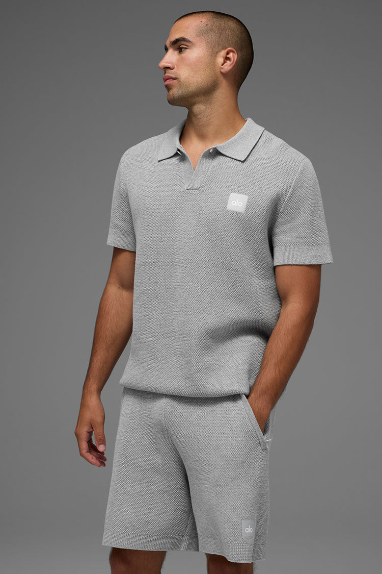 Sports Club Sweater Knit Polo | Alo Yoga