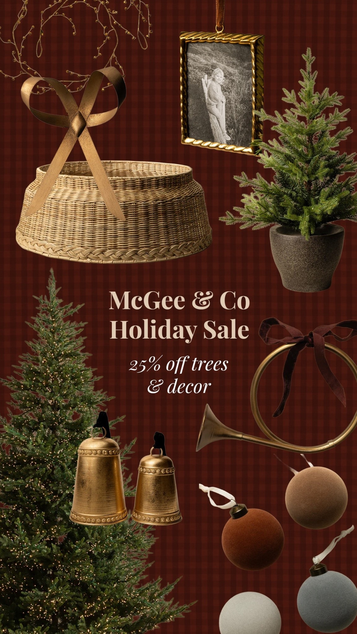 New: 25% off trees and tree decor at McGee & Co!

#LTKSaleAlert #LTKHome #LTKHoliday