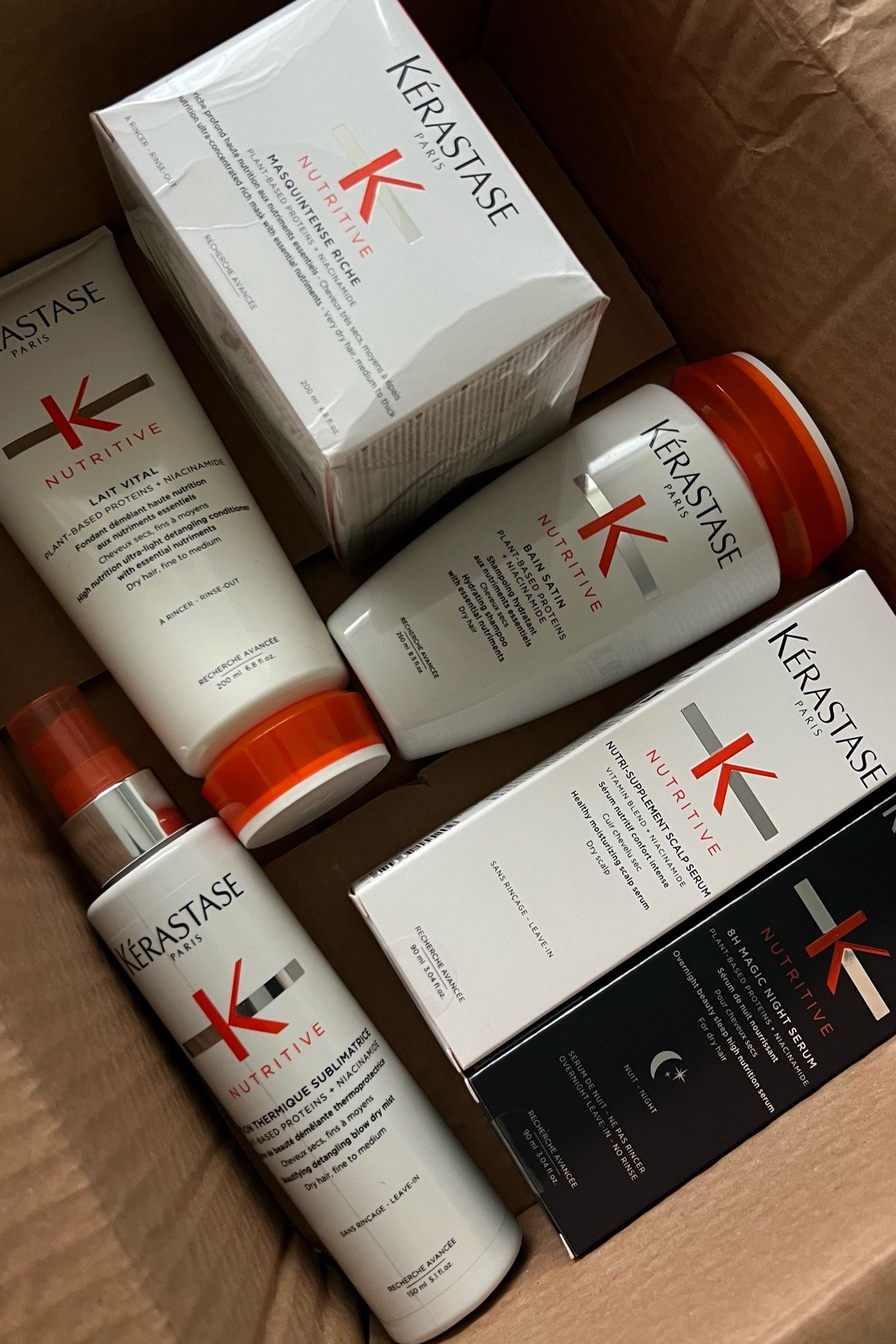 Dry hair essentials 🤍