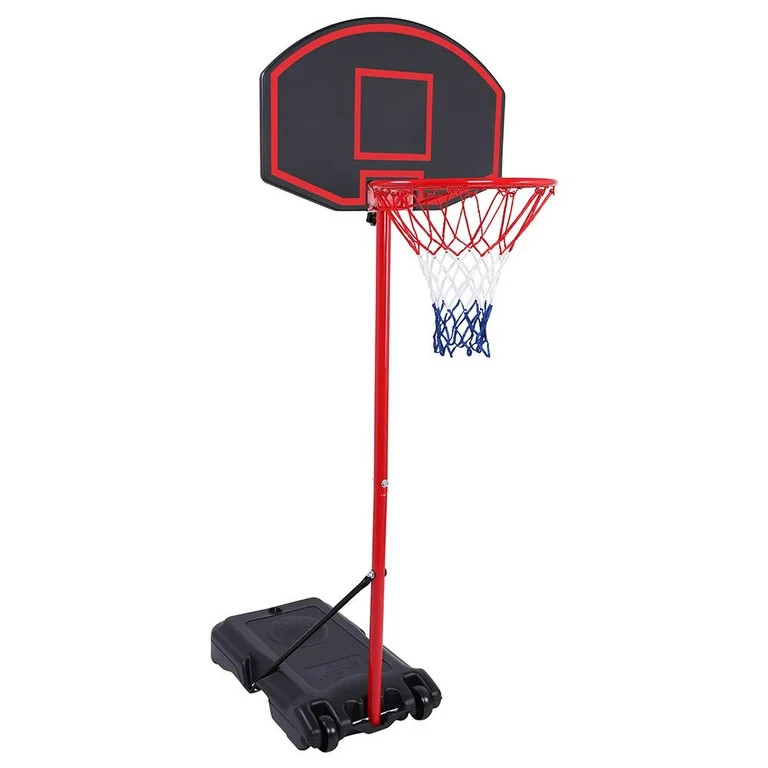 Ktaxon 5.2' to 6.9' Basketball Hoop Stand with Wheels, Backboard, Rim Net, for Kids Teenager Indo... | Walmart (US)