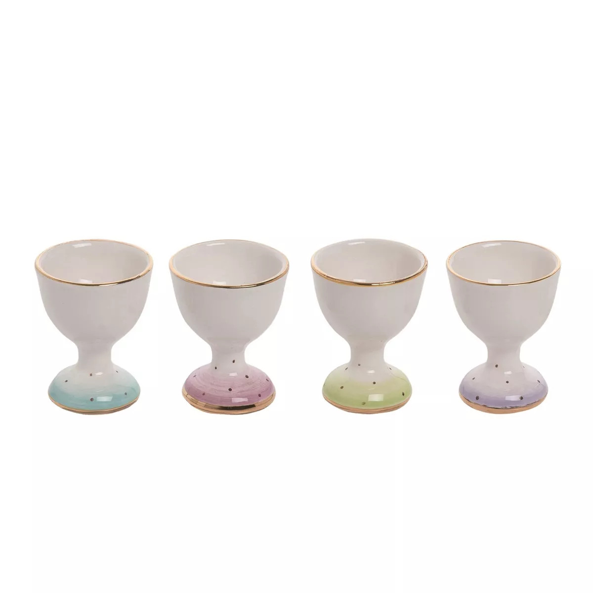Transpac Ceramic Egg Holder Set of 4 Easter Home Decorations | Target
