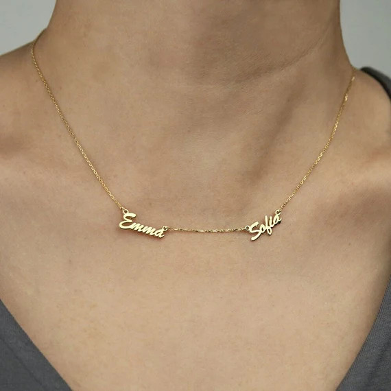 Mother's Day Gift-Custom Necklace-For Mom-Custom Name Necklace-Mommy Necklace-Family Necklace-Per... | Etsy (US)