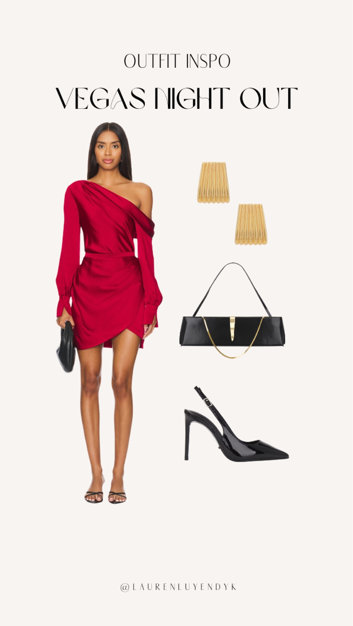 strapless open back dress Lysandra Satin Dress in Red Rose main image 1