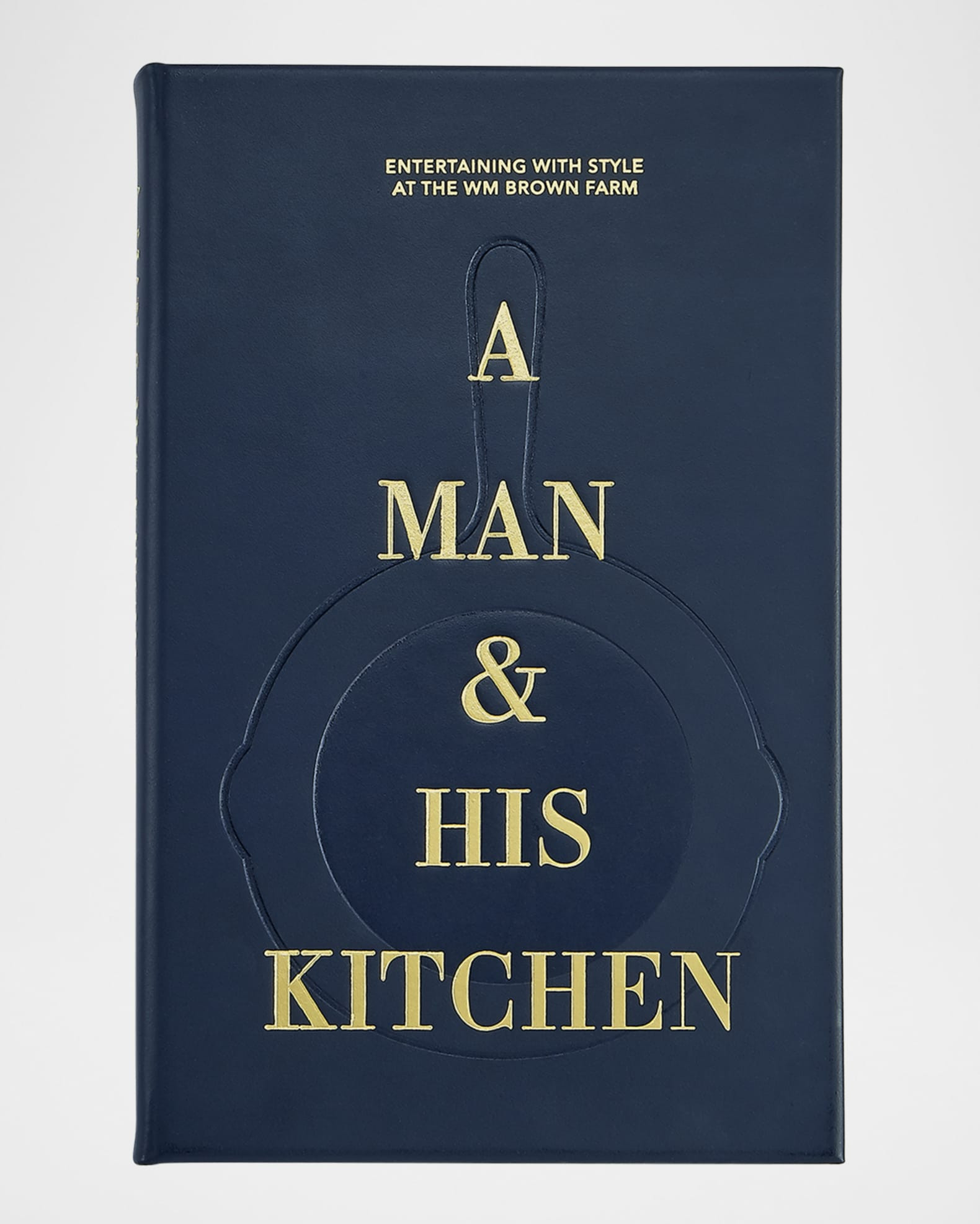 "A Man & His Kitchen" Leather-Bound Cookbook by Matt Hranek | Neiman Marcus