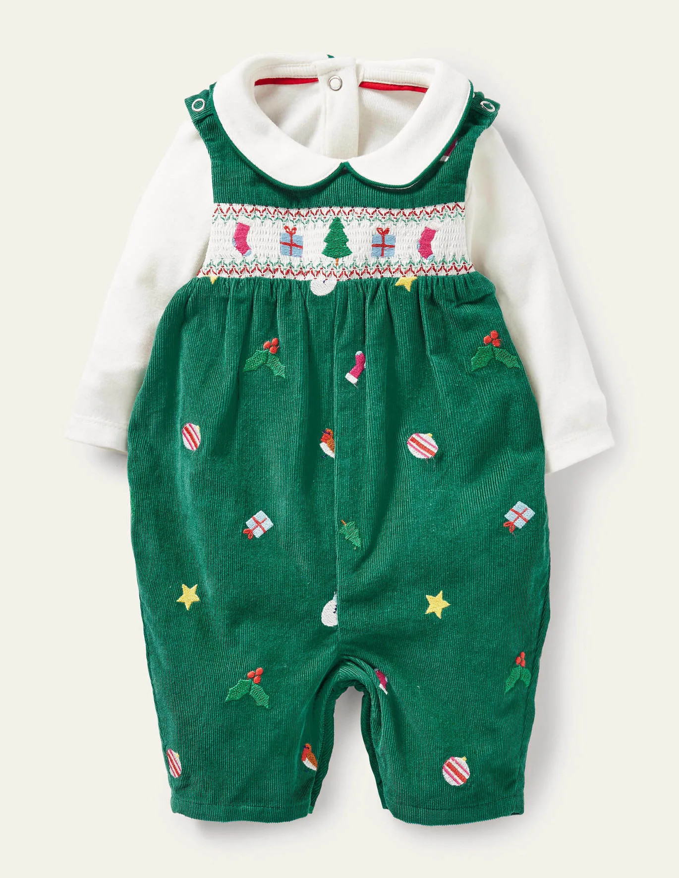 Nostalgic Play Set - Forest Green Embroidery | Boden US | Boden (US)