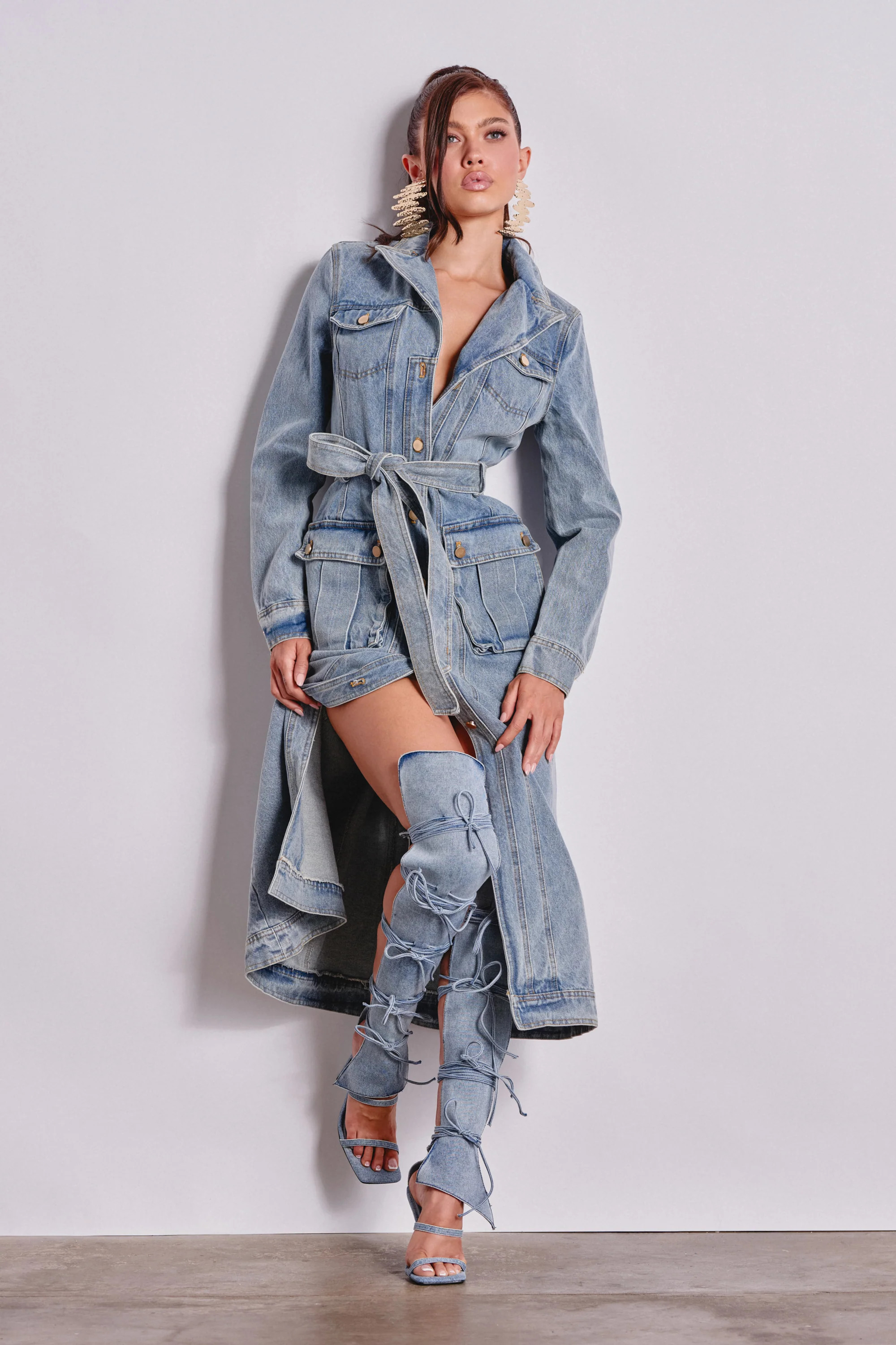 CAMILLA DENIM TRENCH | AKIRA