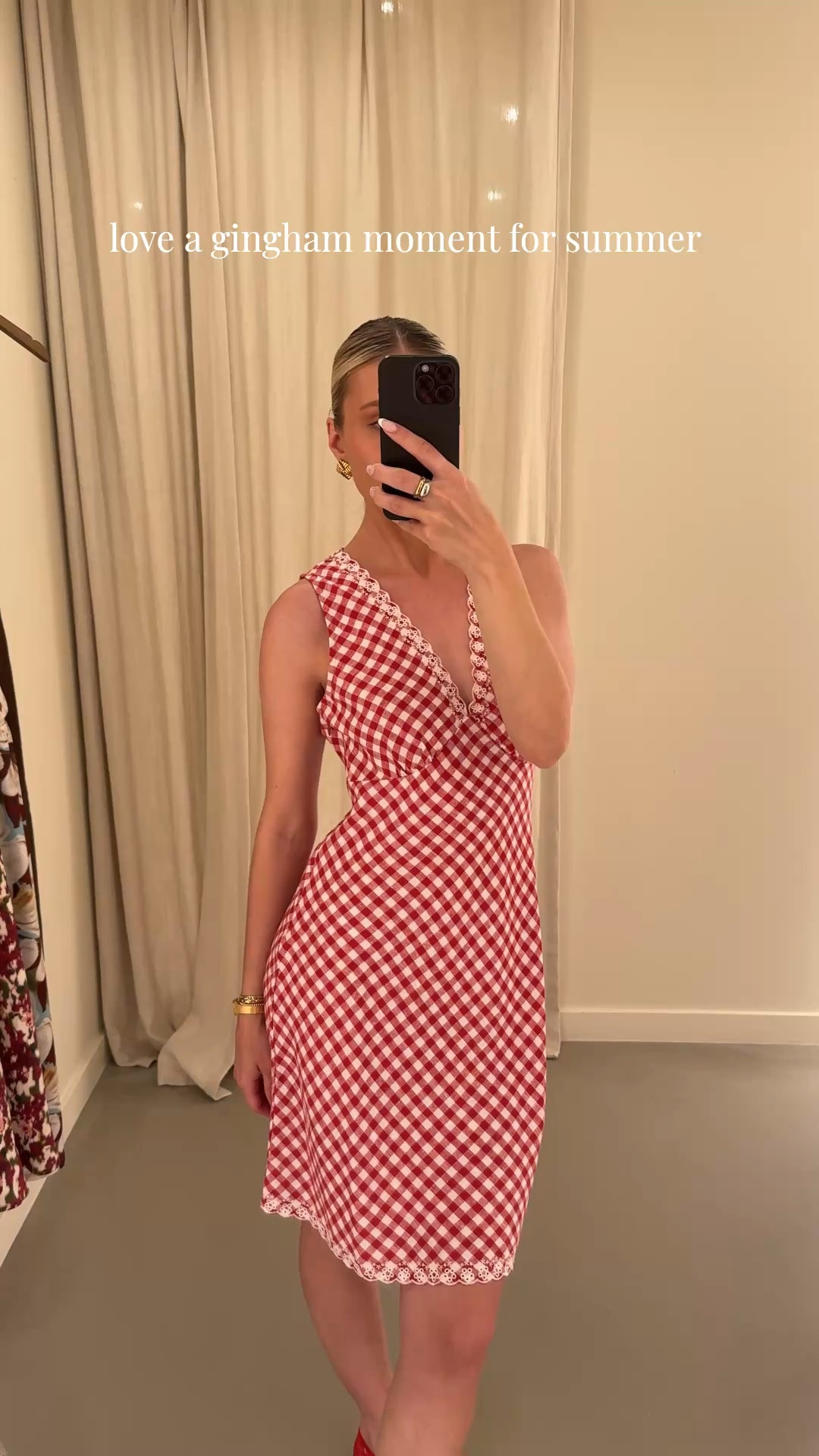 Gingham? For summer? Groundbreaking

#LTKmorningroutine #LTKstorytime #LTKootd