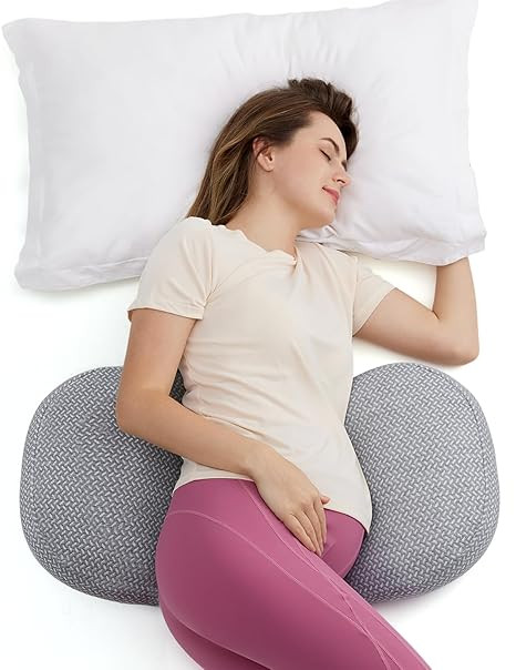 Momcozy Pregnancy Pillows for Sleeping, Portable Maternity Pillow for Side Sleeper, Support for B... | Amazon (US)