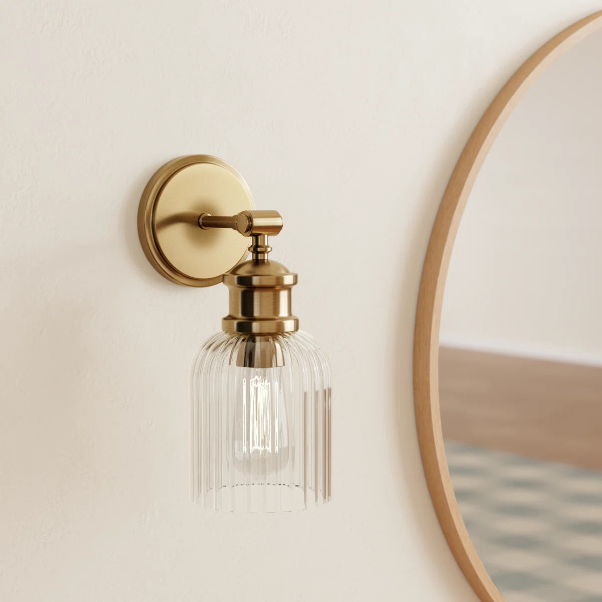 Birch Lane™ Ria 1 - Light Dimmable Armed Sconce & Reviews | Wayfair | Wayfair North America
