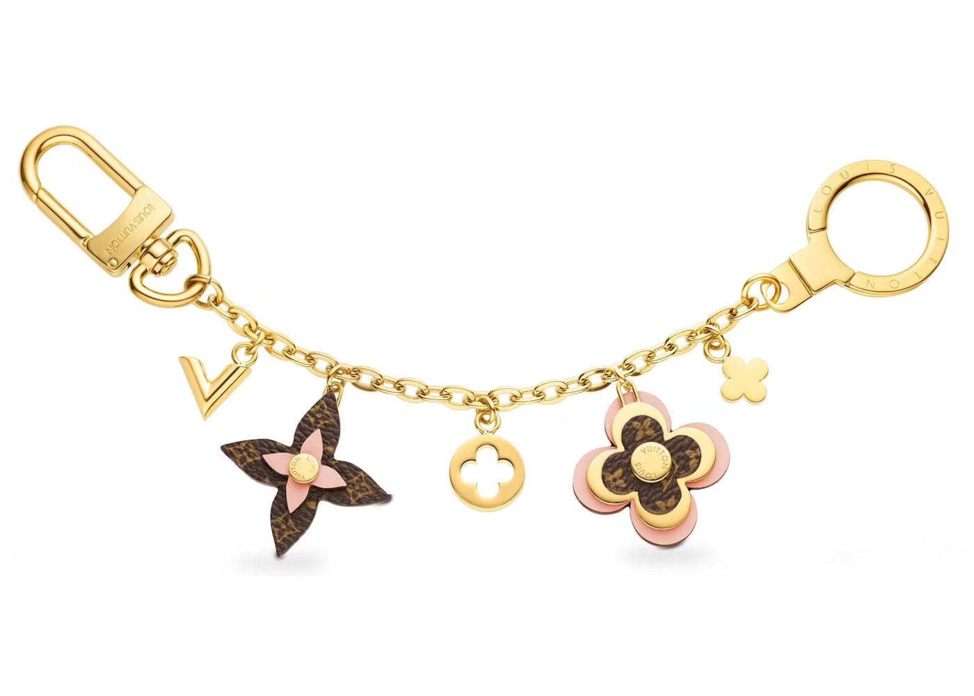 Louis Vuitton Blooming Flowers Chain Bag Charm and Key HolderPink | StockX