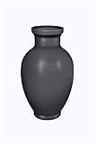 Benzara Adorning Decorative Ceramic, Black Vases, 11.5" x 11.5" x 19.5", Matte | Amazon (US)