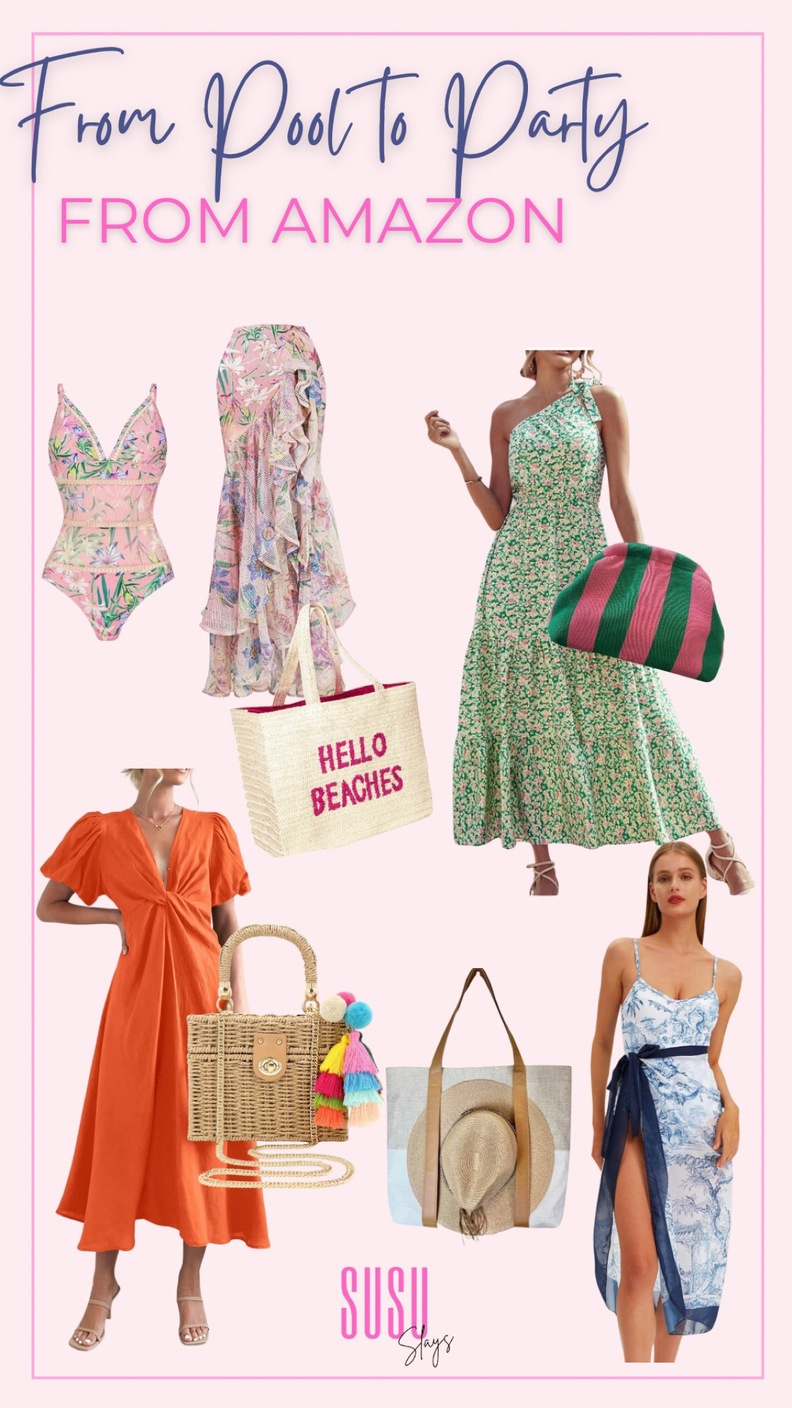 I’m all in on the matching swimsuit and coverup trend! And these gorgeous dresses with fun purses are perfect for spring break and summer!

#LTKitbag #LTKswim #LTKSeasonal