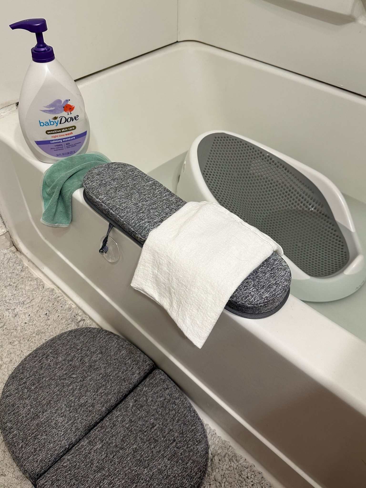 Baby bath bathroom set up - Target, Lalo, Dove, Amazon

#LTKHome #LTKFamily #LTKBaby