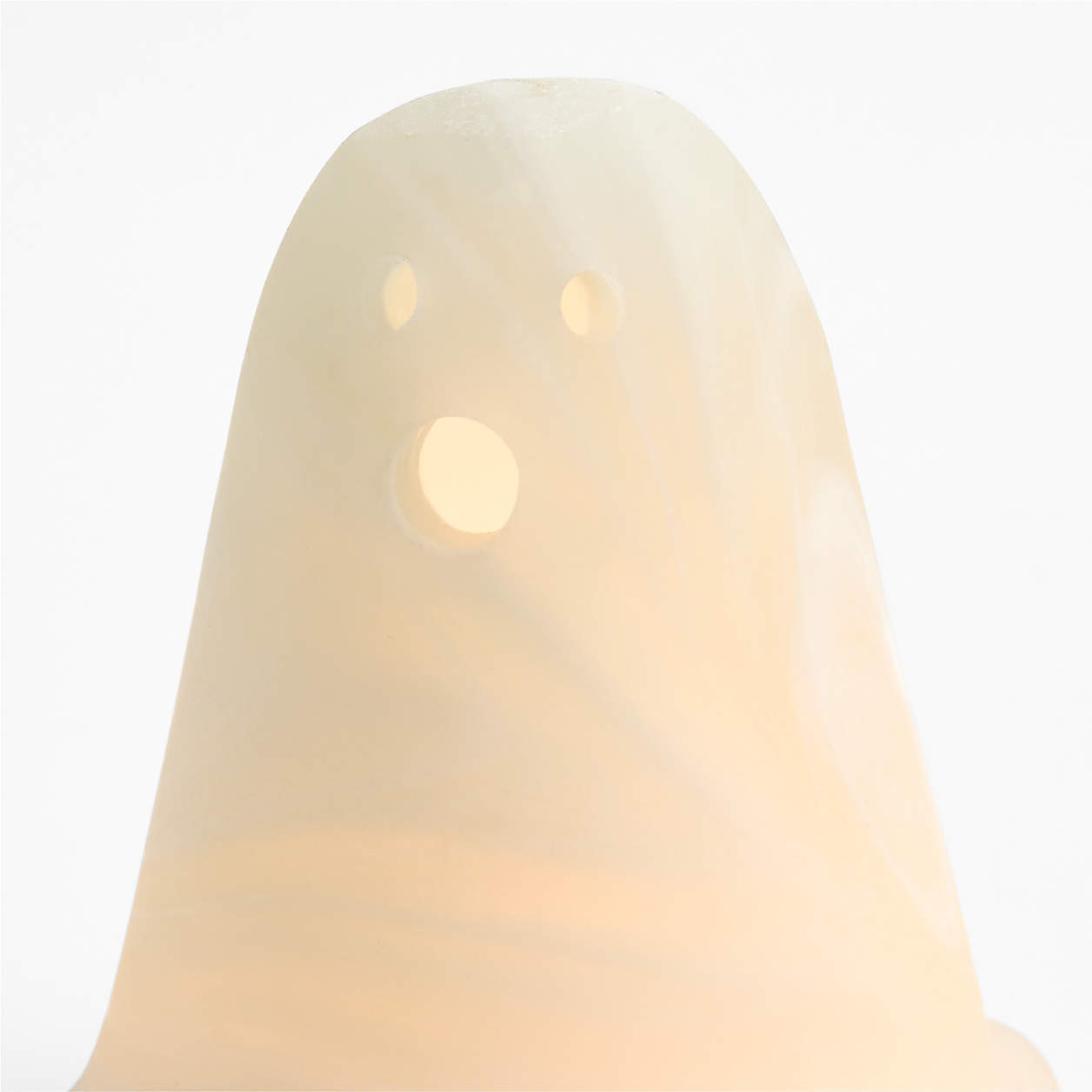 Ghost Glass Tealight Candle Cloche | Crate & Barrel | Crate & Barrel