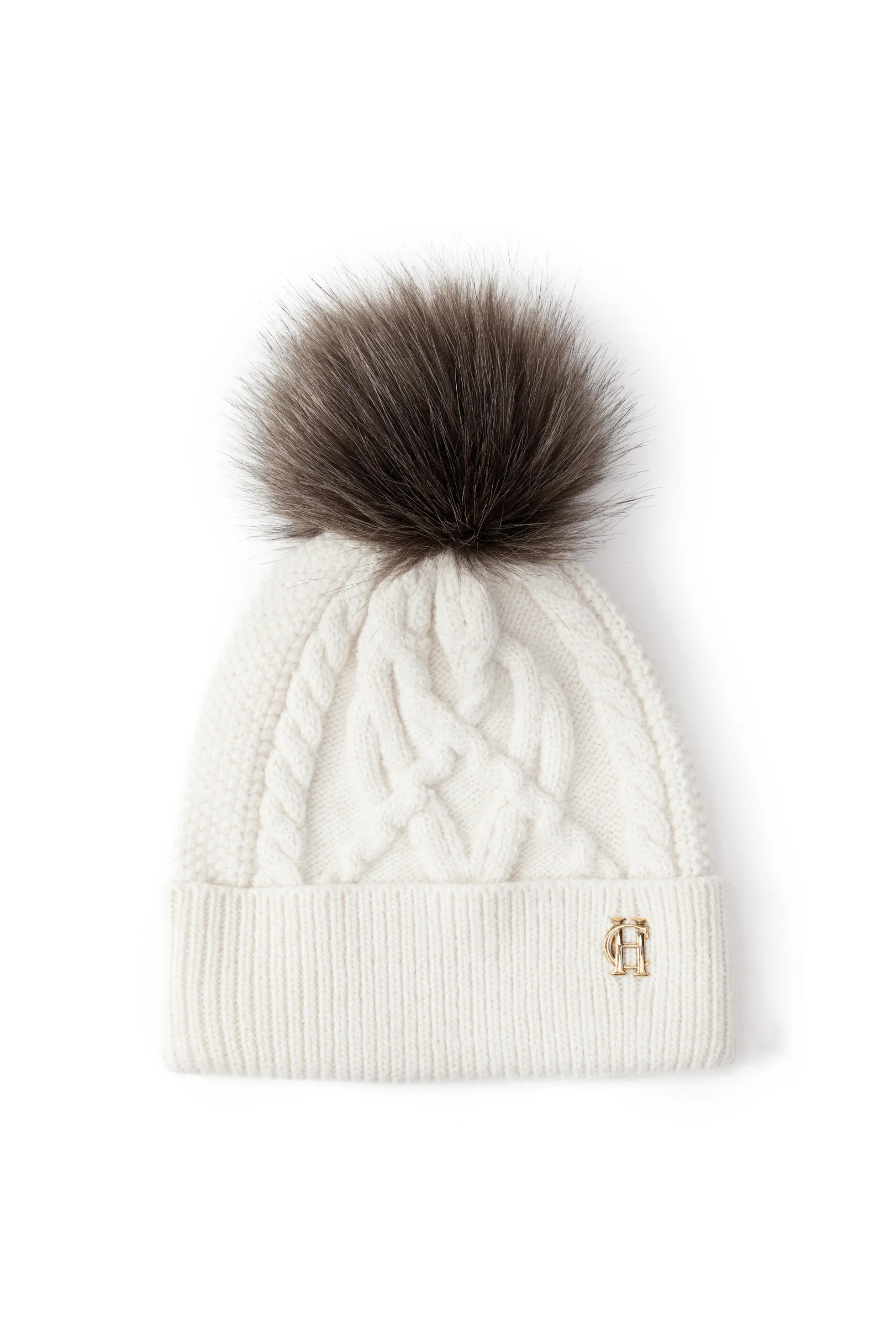 Cortina Bobble Hat (Cream) | Holland Cooper