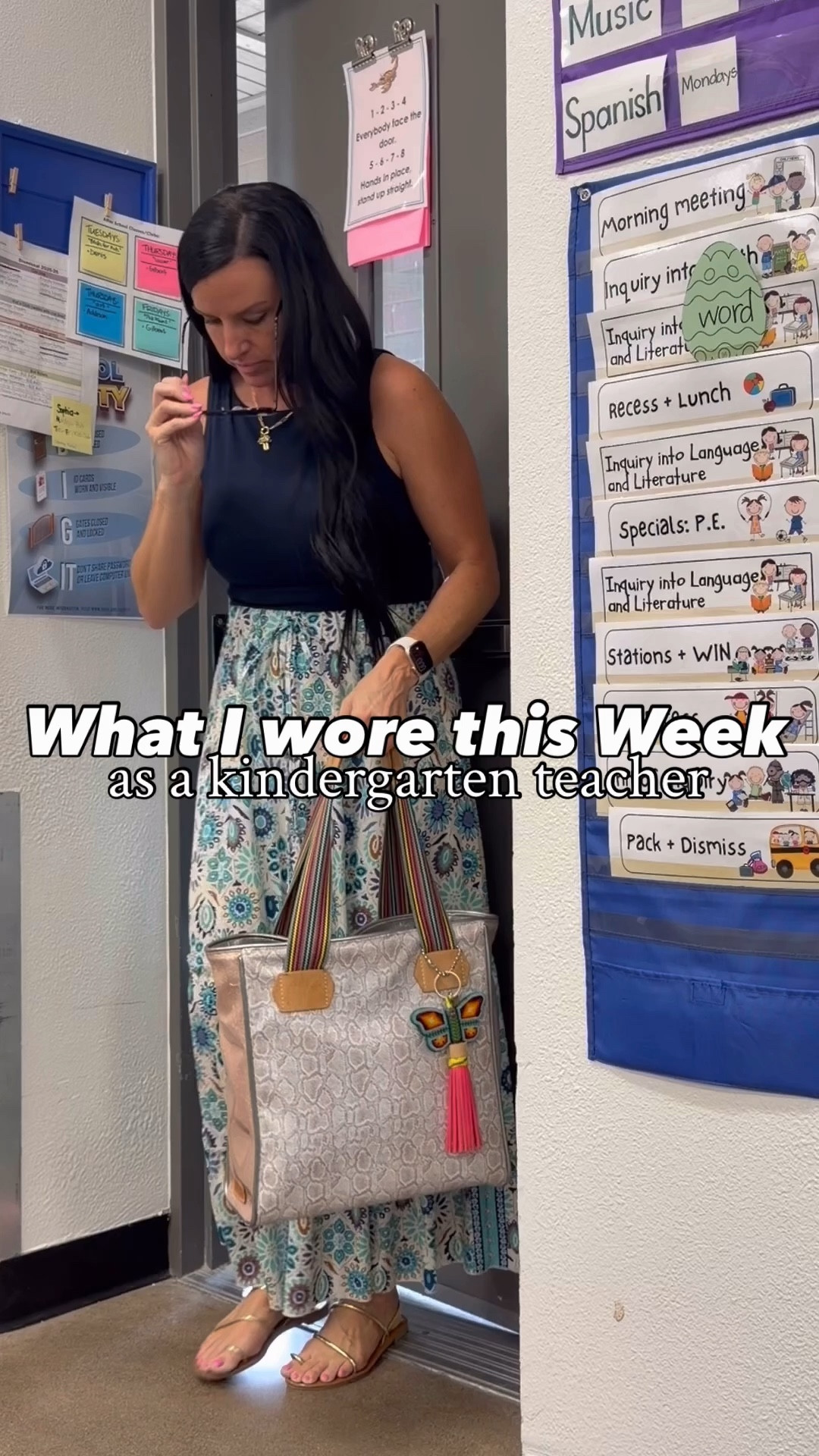 Another week of my teacher outfits! ✏️

• maxi skirt outfit- the boat neck top fits true to size. I’m in a small. The skirt runs small, I am in a. Both come in more colors!
• target athlleisure pants outfit- the pants fit TTS size, I’m in a small. The sweater top fits normal also, and comes in more colors. I’m in a small.
• leopard pants outfit- the Aerie  pants fit true to size, I’m in a small. The T-shirt runs small, I’m in a medium. It also has a cropped fit and will need to be worn with high waisted pants. I am also linking a similar option with better length.
• the no-wrinkle tee is such a nice option for workwear! It’s true to size. I’m in a small. It comes in a lot of colors!
• The straight leg jeans fit so nice! I was able to size down one size.

I share my teacher outfits every week— tag a friend and follow along! Which one was your favorite this week? Find me on the LTK app! >>

My tote is from @consuelastyle 🩷
My necklaces are from @madisonjamesjewelry ✨ Outfits from @loft @targetstyle @amazonfashion @aerie @oldnavy #teacheroutfits #teacherstyle #teacherfashion #over40style #workwearinspiration kindergarten teacher, elementary school teacher, casual workwear 

#LTKSaleAlert #LTKWorkwear #LTKdayinmylife