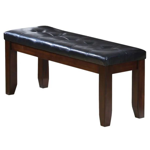 Rubberwood Cherry Finish Dining Bench | Bed Bath & Beyond